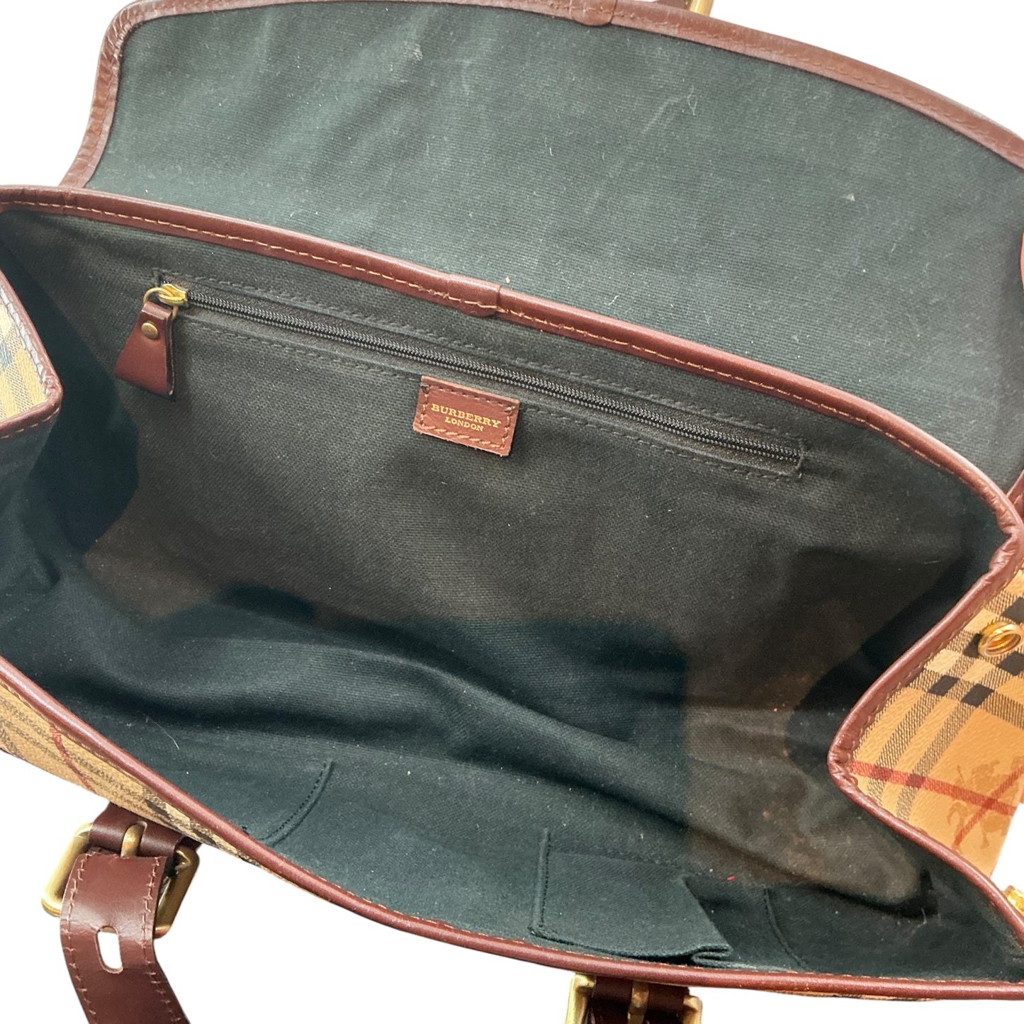 Burberry Cordelia Haymarket Check Shoulder Bag