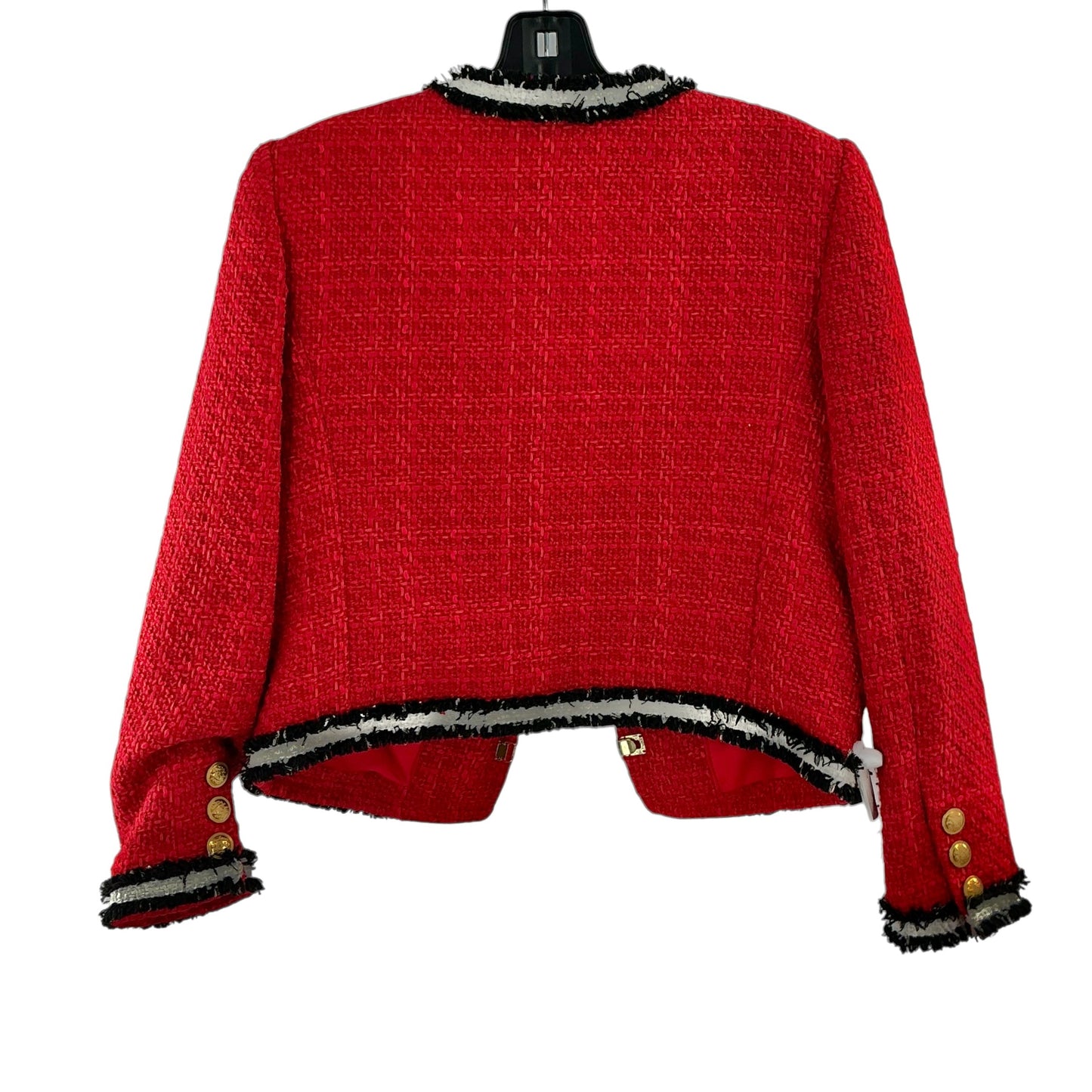 Alice + Olivia Landon Cropped Tweed Jacket