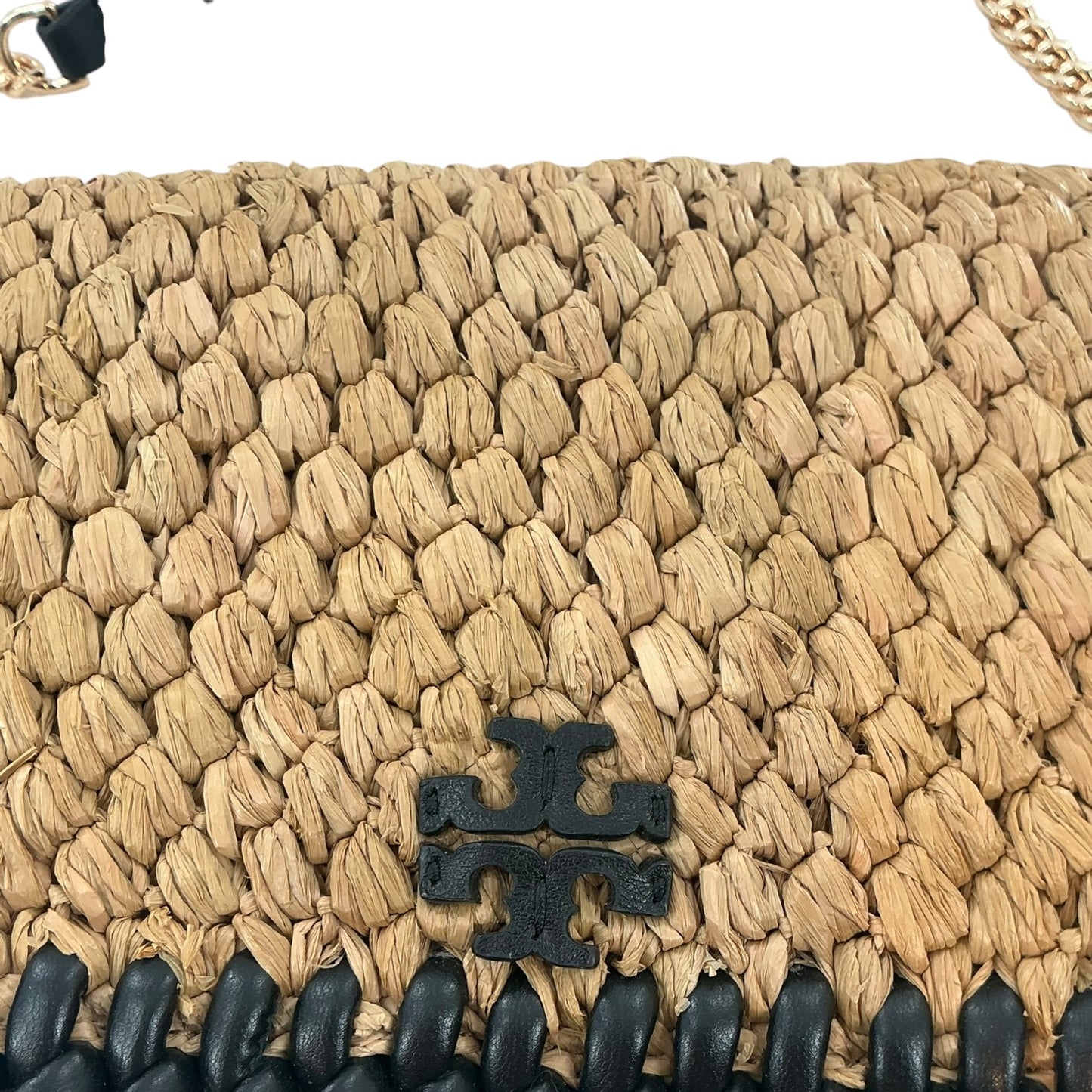 Tory Burch Emerson Raffia Chain Wallet