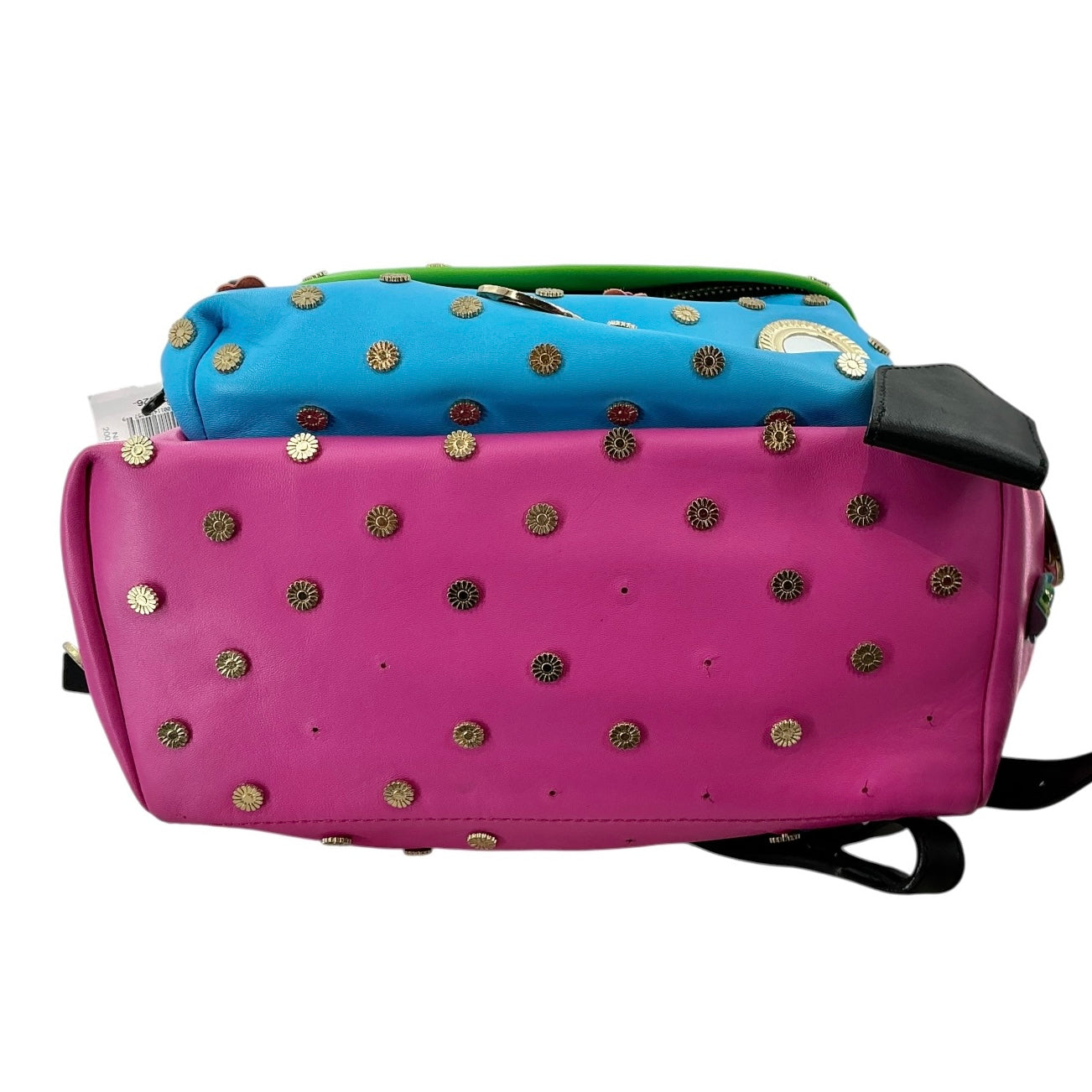 Moschino Couture "Hippie Chic" Embellished Leather Backpack