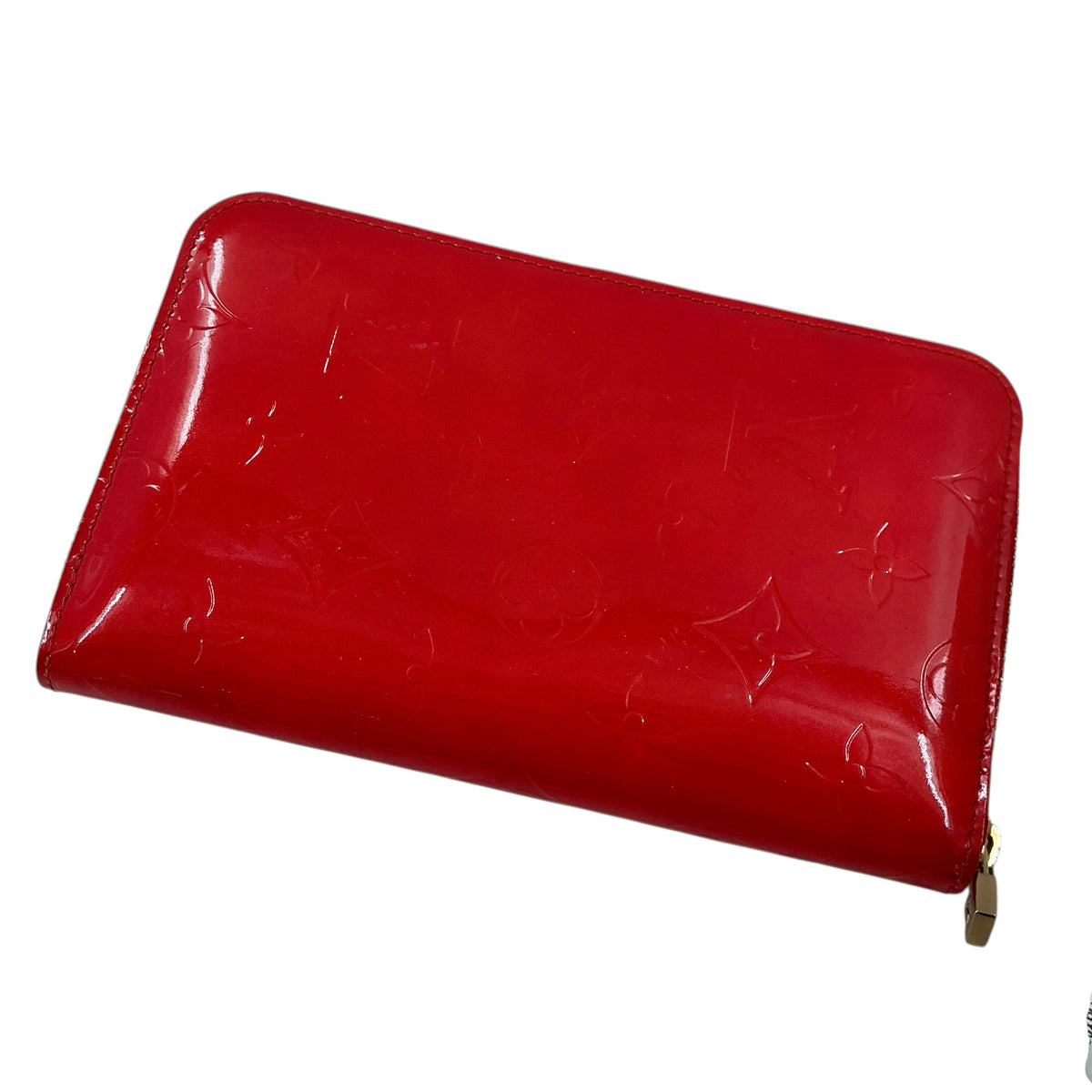Louis Vuitton Monogram Vernis Zippy Long Wallet - Pomme D'Amour Red