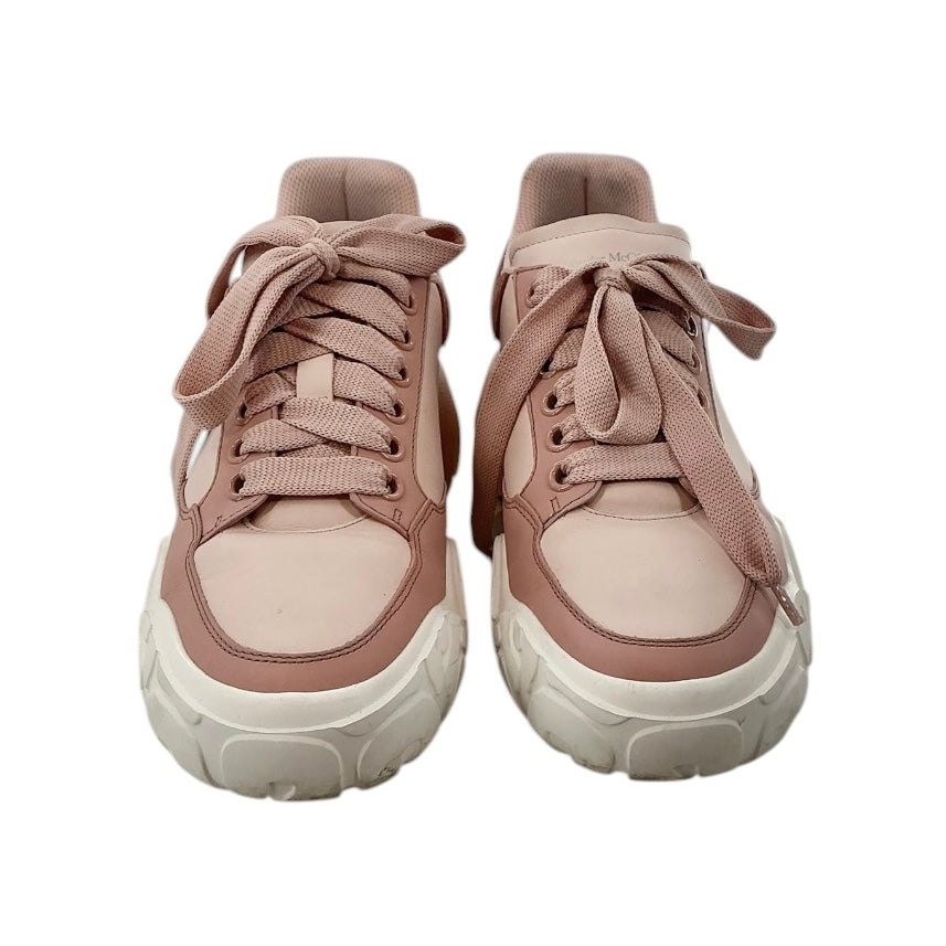 Alexander McQueen Oversized Court Low Trainers - Pink/Blush