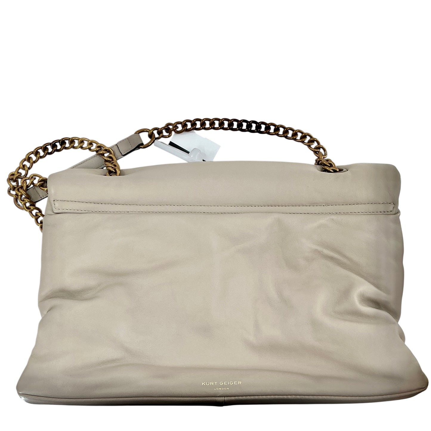 Kurt Geiger London XXL Kew Leather Shoulder Bag - Bone