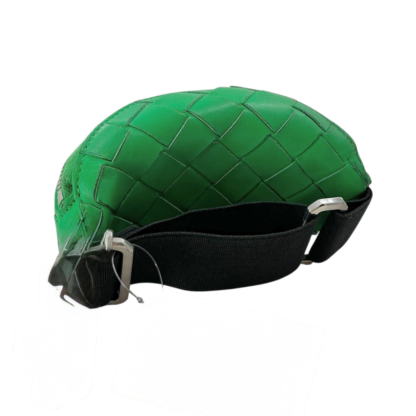 Bottega Veneta Green Intrecciato Wrist Pouch
