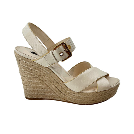Louis Vuitton Formentera Monogram Wedge Sandals