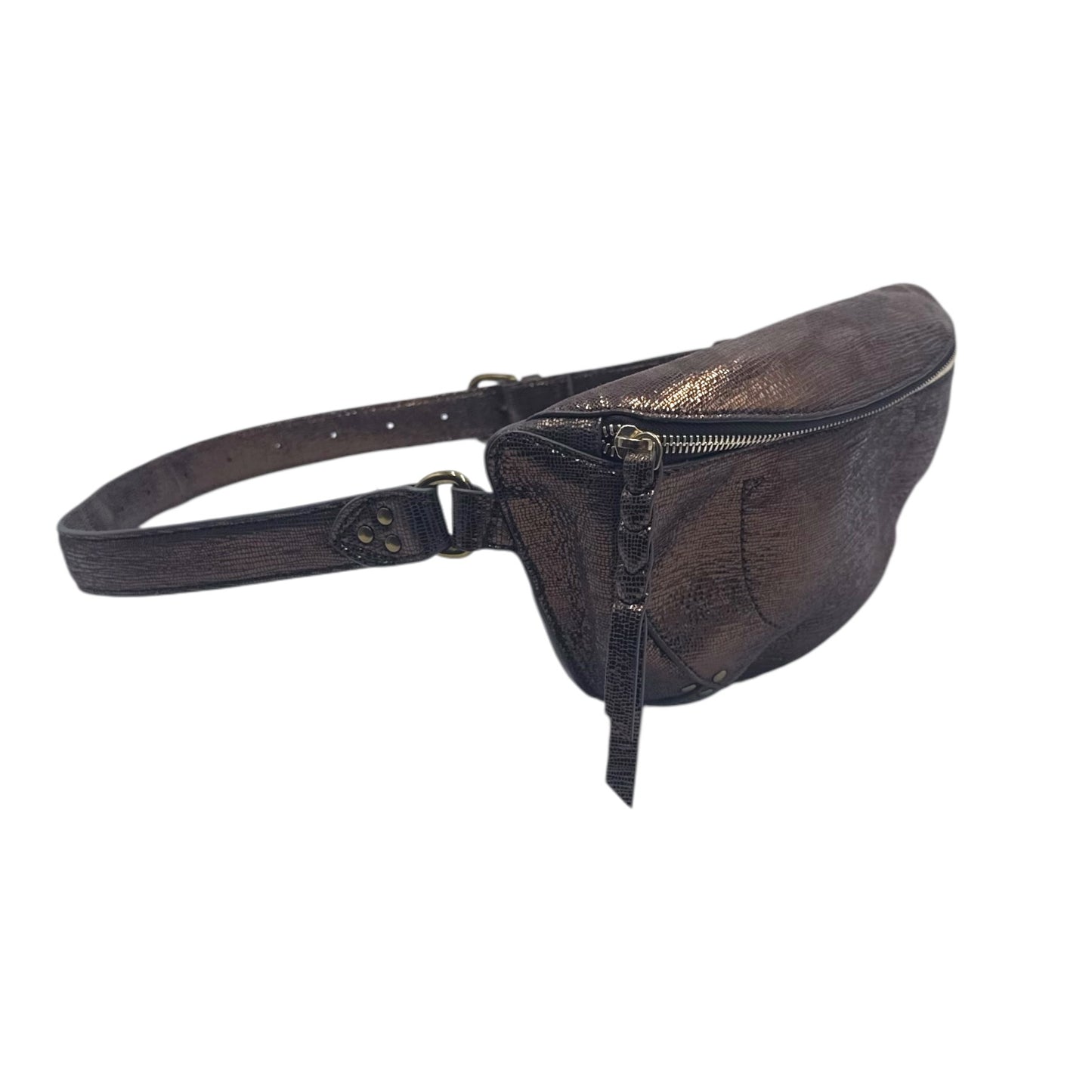 Jerome Dreyfuss Lino Lamé-Effect Metallic Belt Bag
