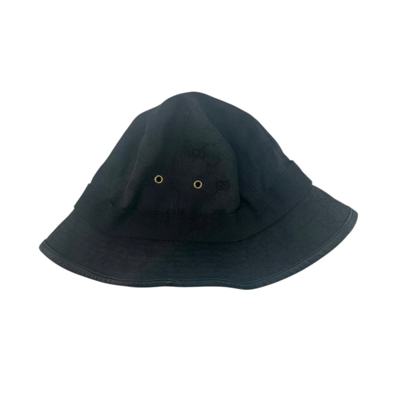 Gucci Black Cotton Fisherman Hat