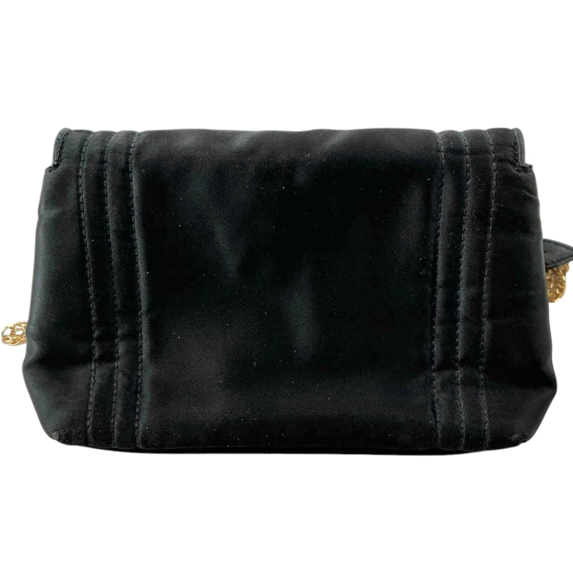 Vintage Chanel Satin and Calfskin Mini Shoulder Bag