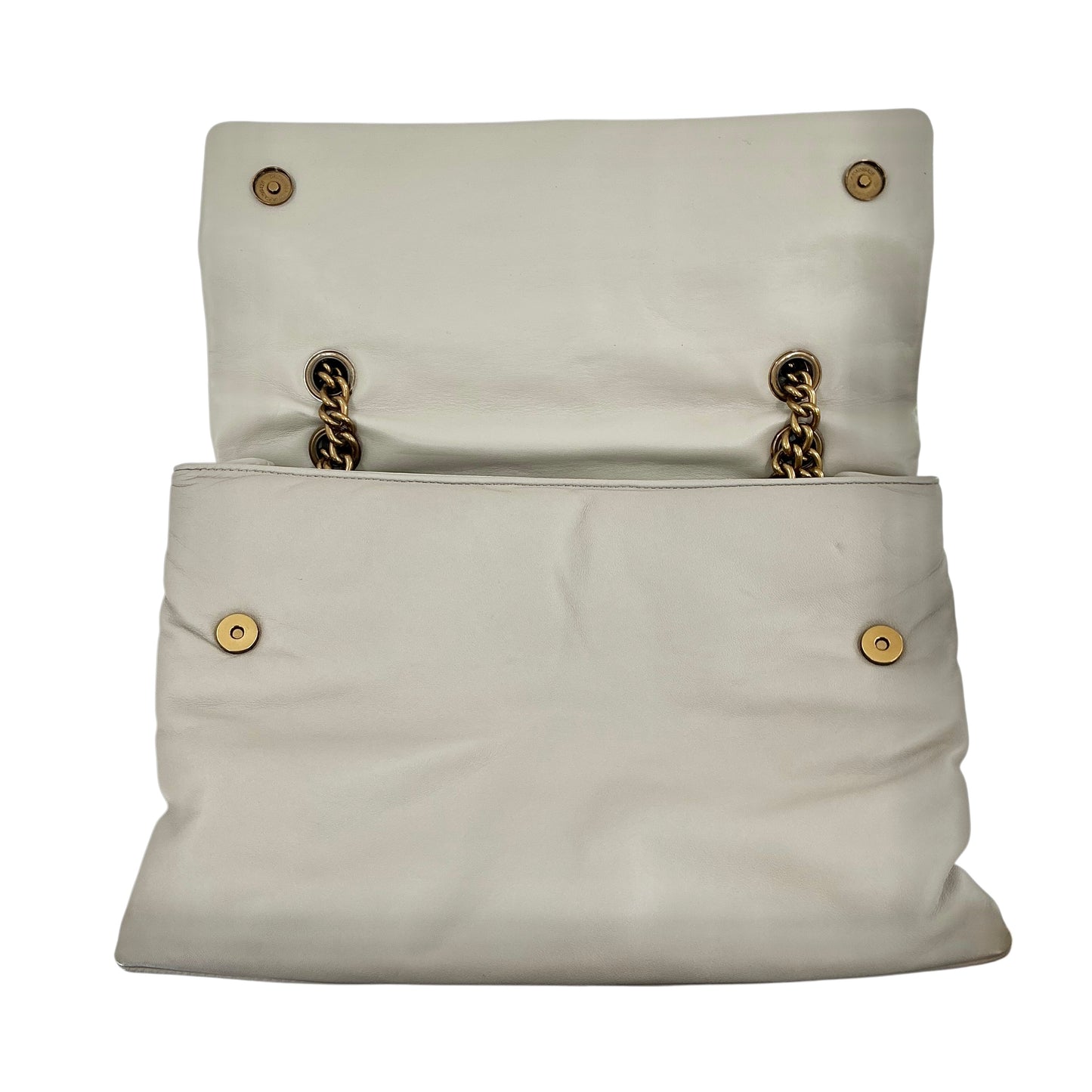 Kurt Geiger London XXL Kew Leather Shoulder Bag - Bone