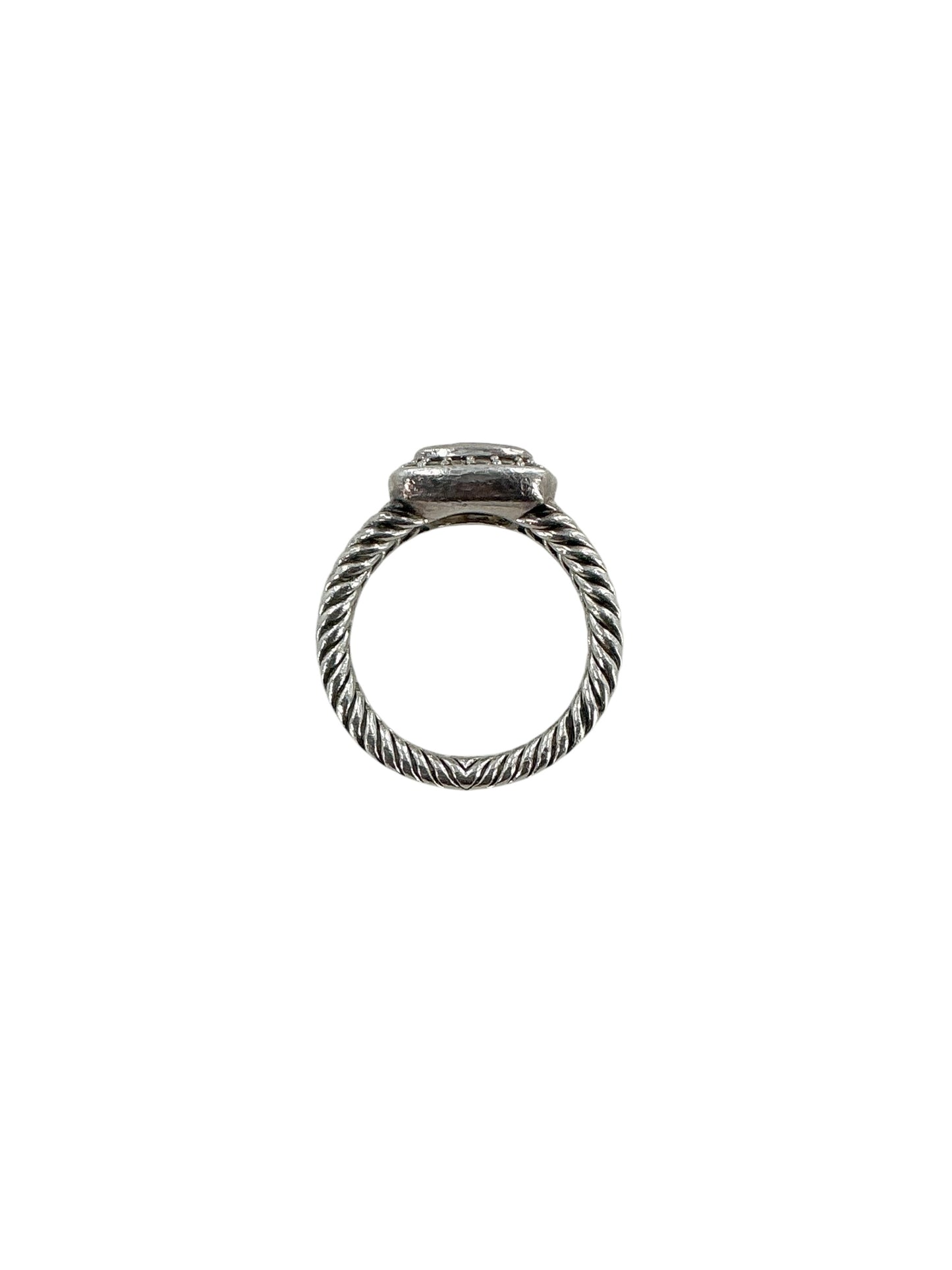 David Yurman Smoky Quartz Petite Albion Ring Sz 6