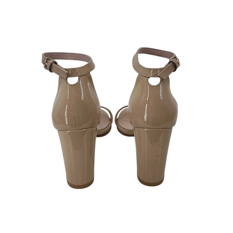 Stuart Weitzman Nudistcurve 75 Block Sandals