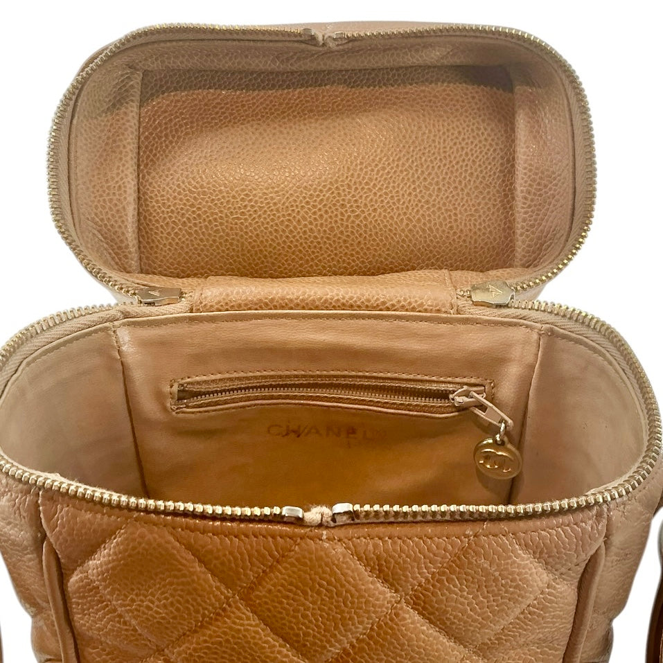Chanel Caviar Timeless Vanity Case