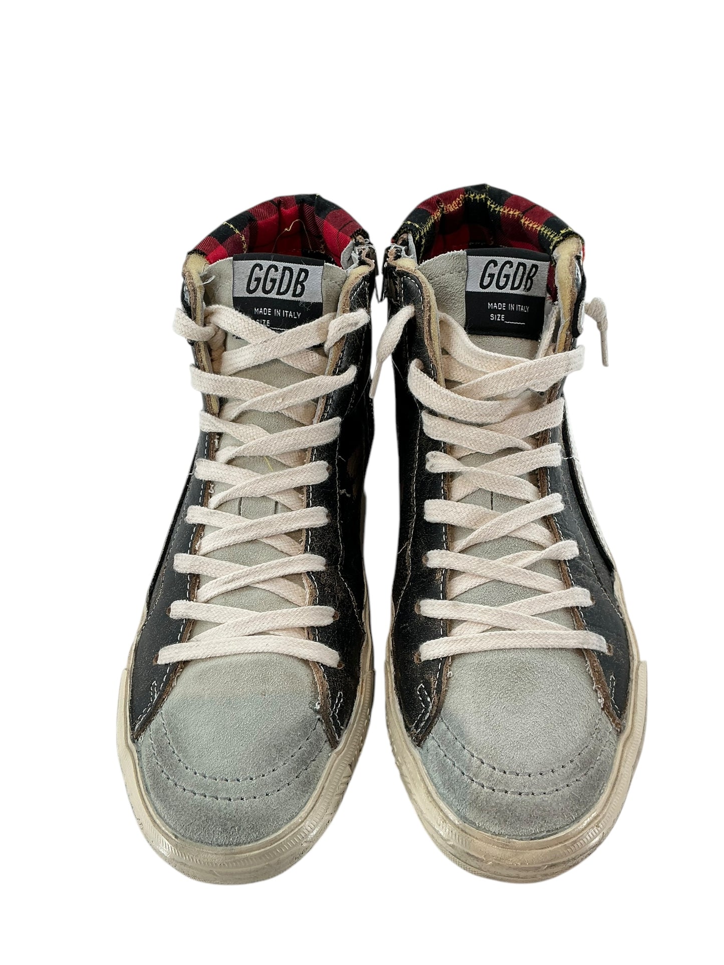 Golden Goose Distressed Finish High-Top Sneakers sz 39