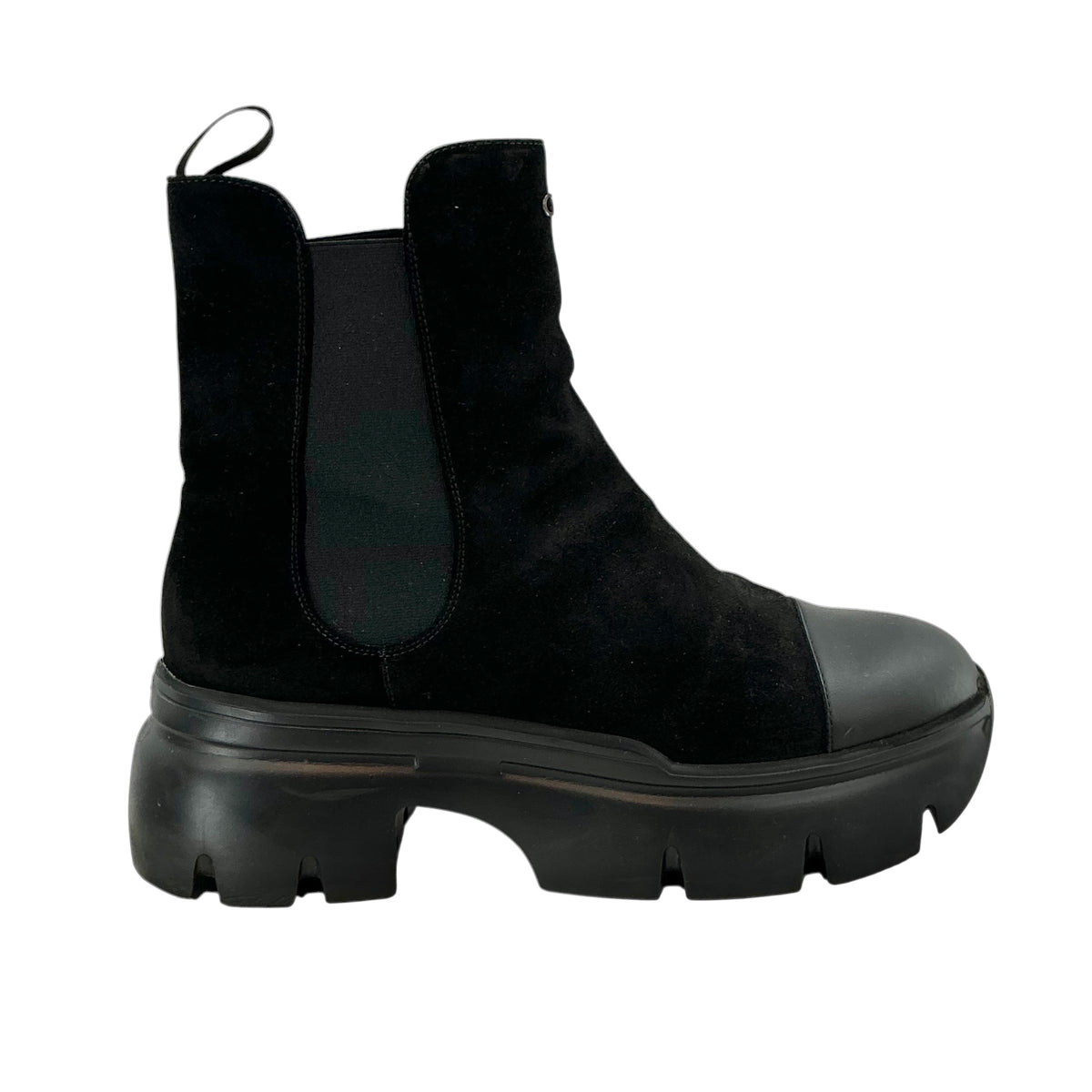 Giuseppe Zanotti Black Suede Apocalypse Chelsea Boots