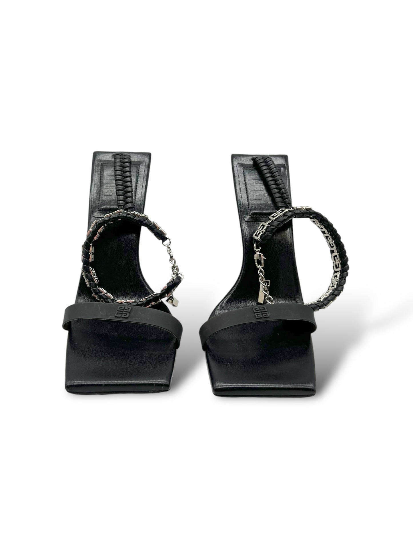 Givenchy Embellished Woven Chain Sandals