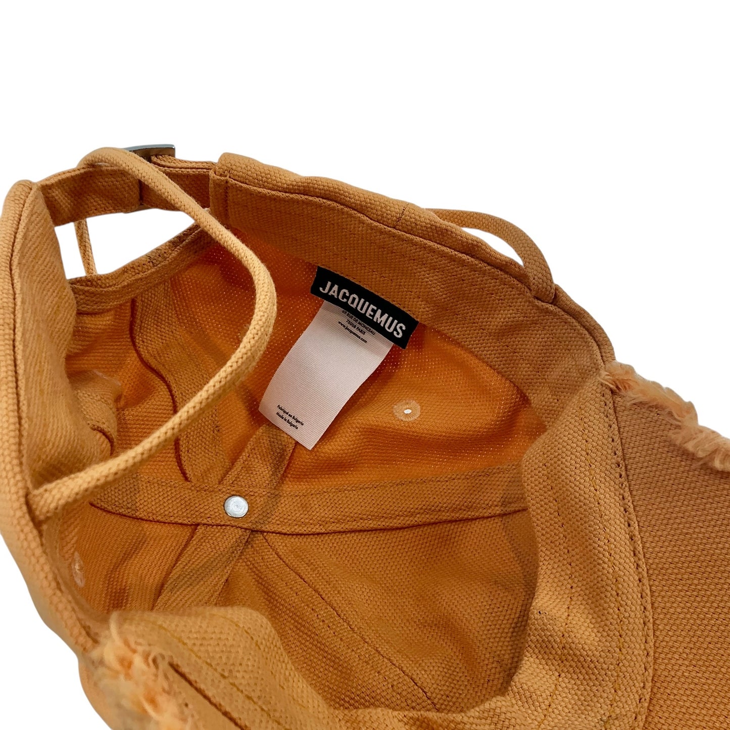 Jacquemus La Casquette Artichaut Frayed Baseball Cap