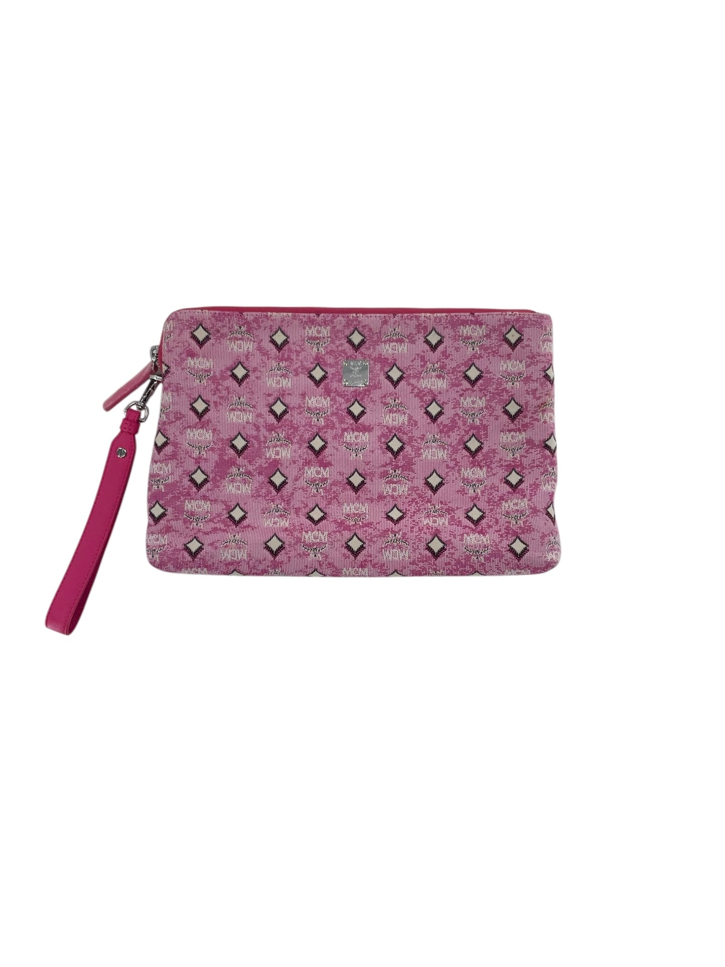 MCM Pink Denim Clutch