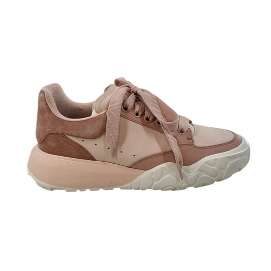 Alexander McQueen Oversized Court Low Trainers - Pink/Blush