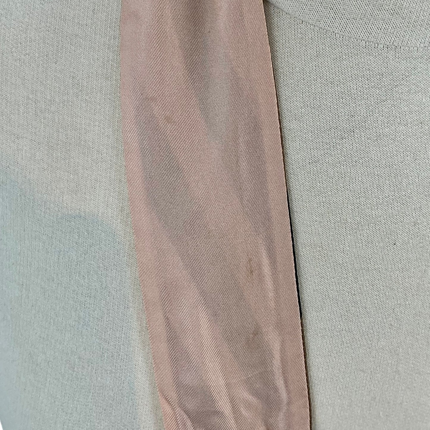 Fendi Reversible Silk Ponytail Skinny Scarf - Brown, Black, Pink