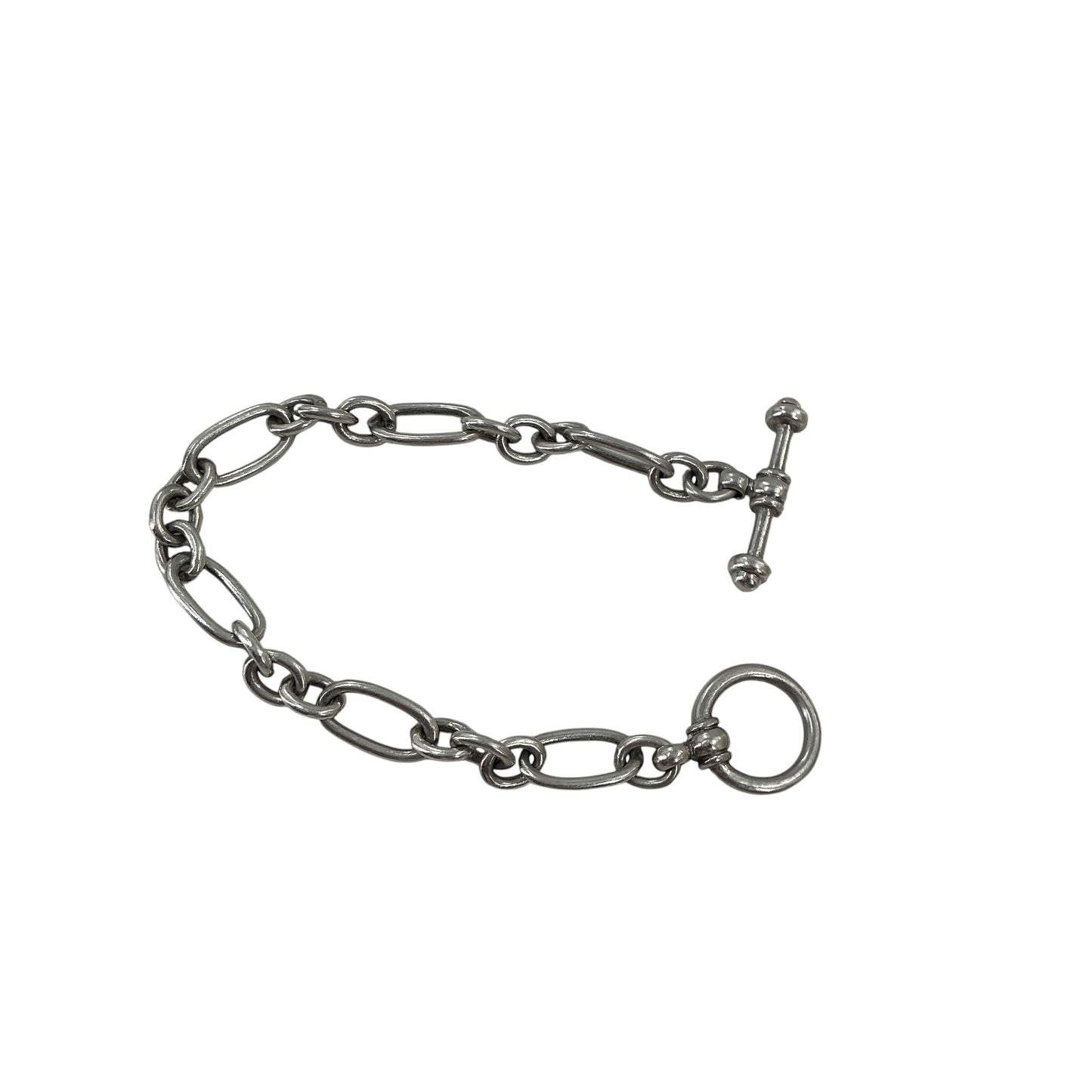 Tiffany & Co. Sterling Silver Oval Link Toggle Bracelet