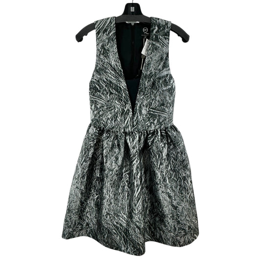Alexander McQueen Metallic Jacquard Fit & Flare Dress