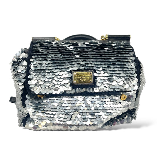 Dolce & Gabbana Miss Sicily Large Sequins Bag