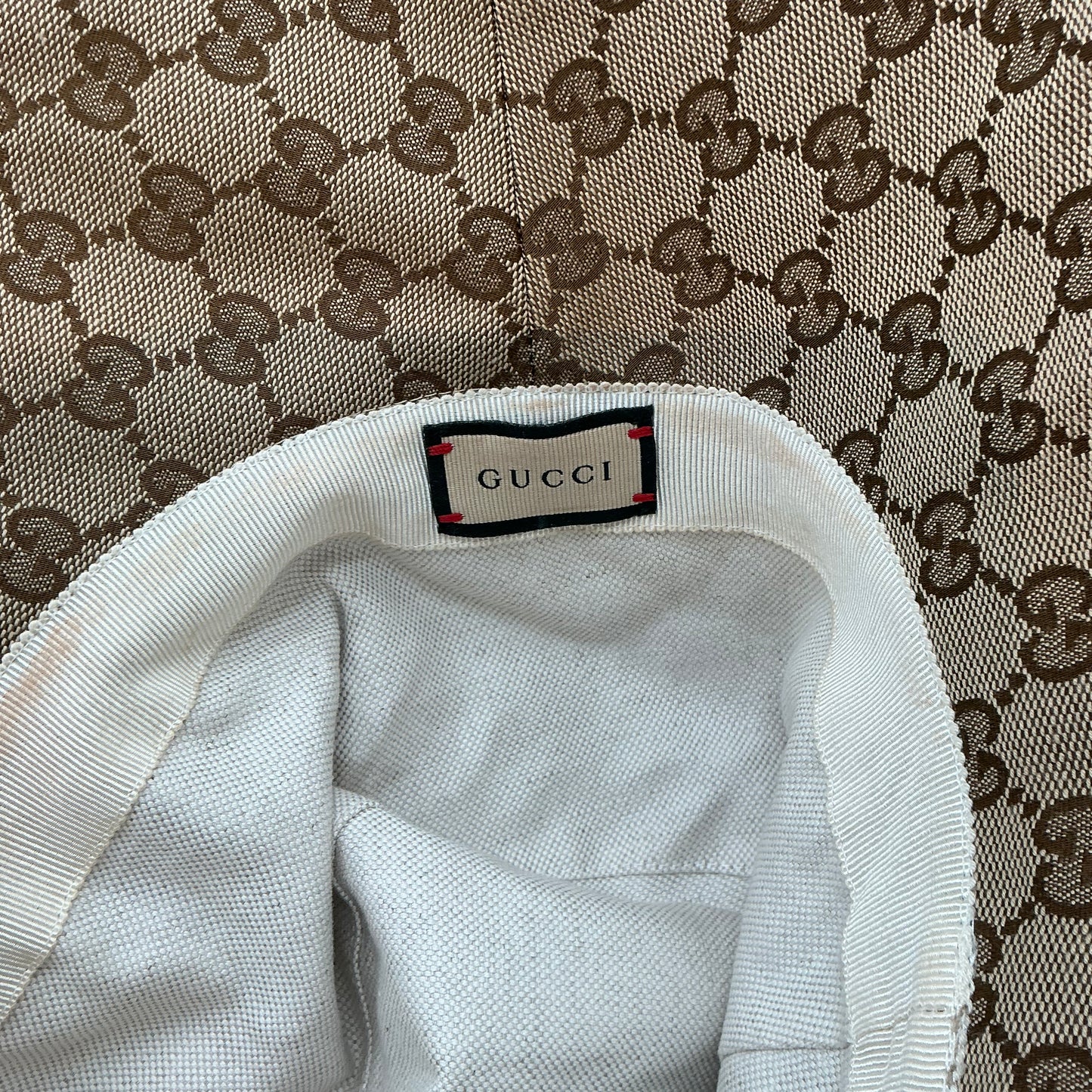 Gucci GG Monogram Canvas Wide-Brim Bucket Hat