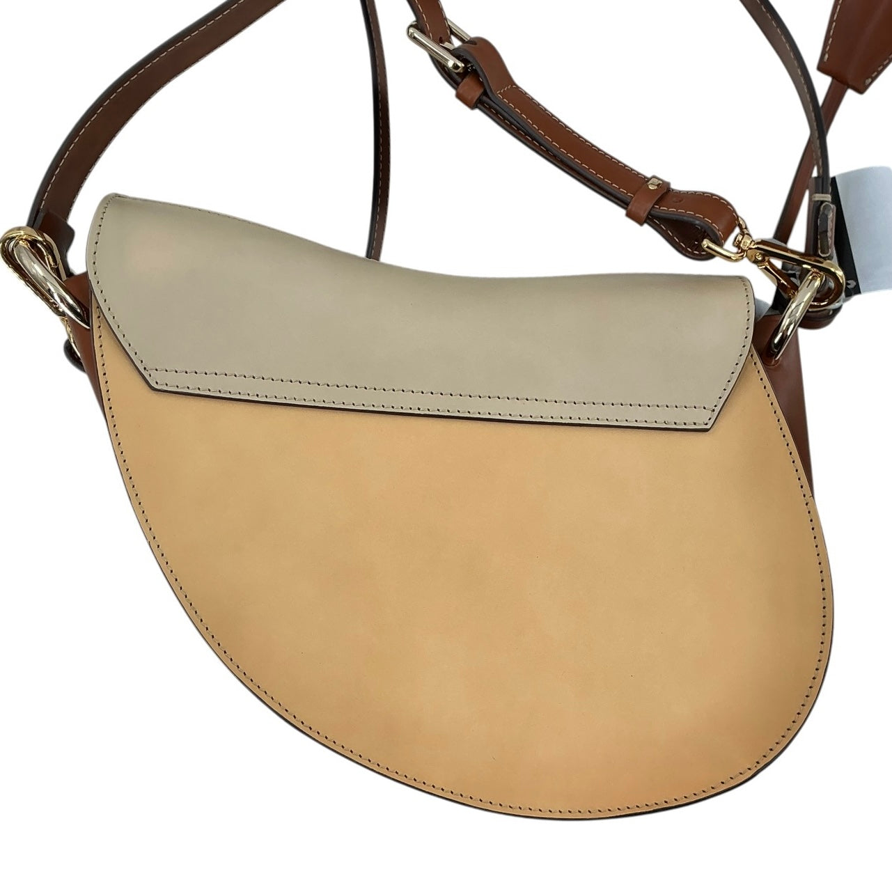 Boldrini Selleria "Sveva" Tricolor Leather Saddle Bag