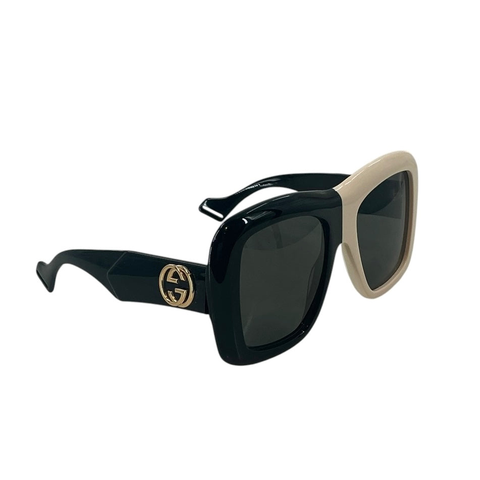 Gucci GG0498S Bicolor Square Sunglasses