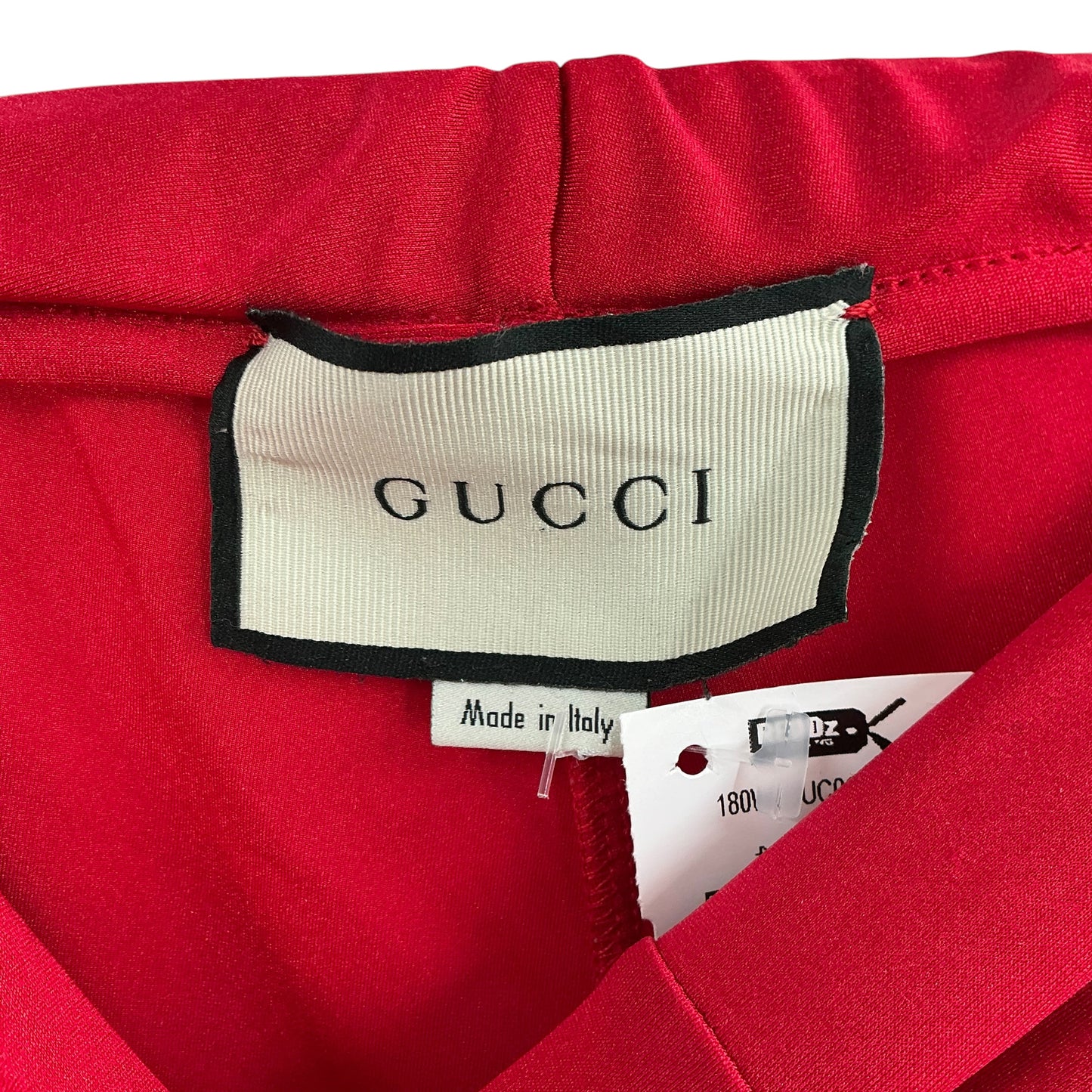 Gucci Red Logo Leggings / Jogging Pants