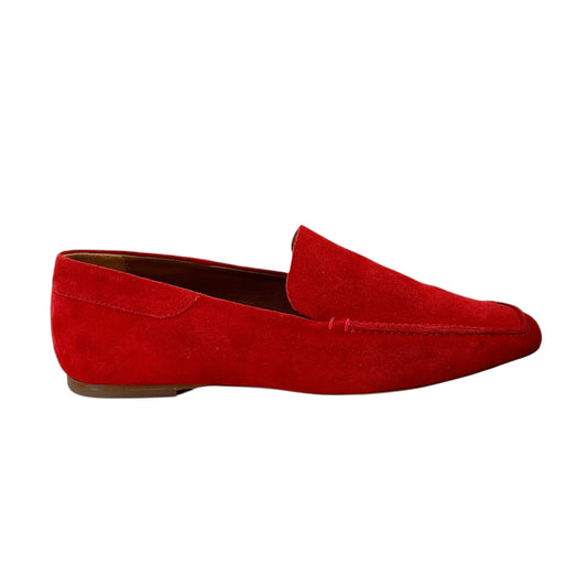 STAUD Becks Soft Suede Square Toe Loafers