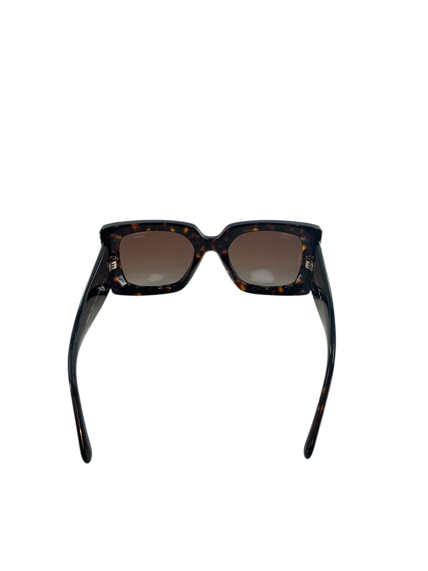 Chanel Rectangle Pearl Polarized Sunglasses