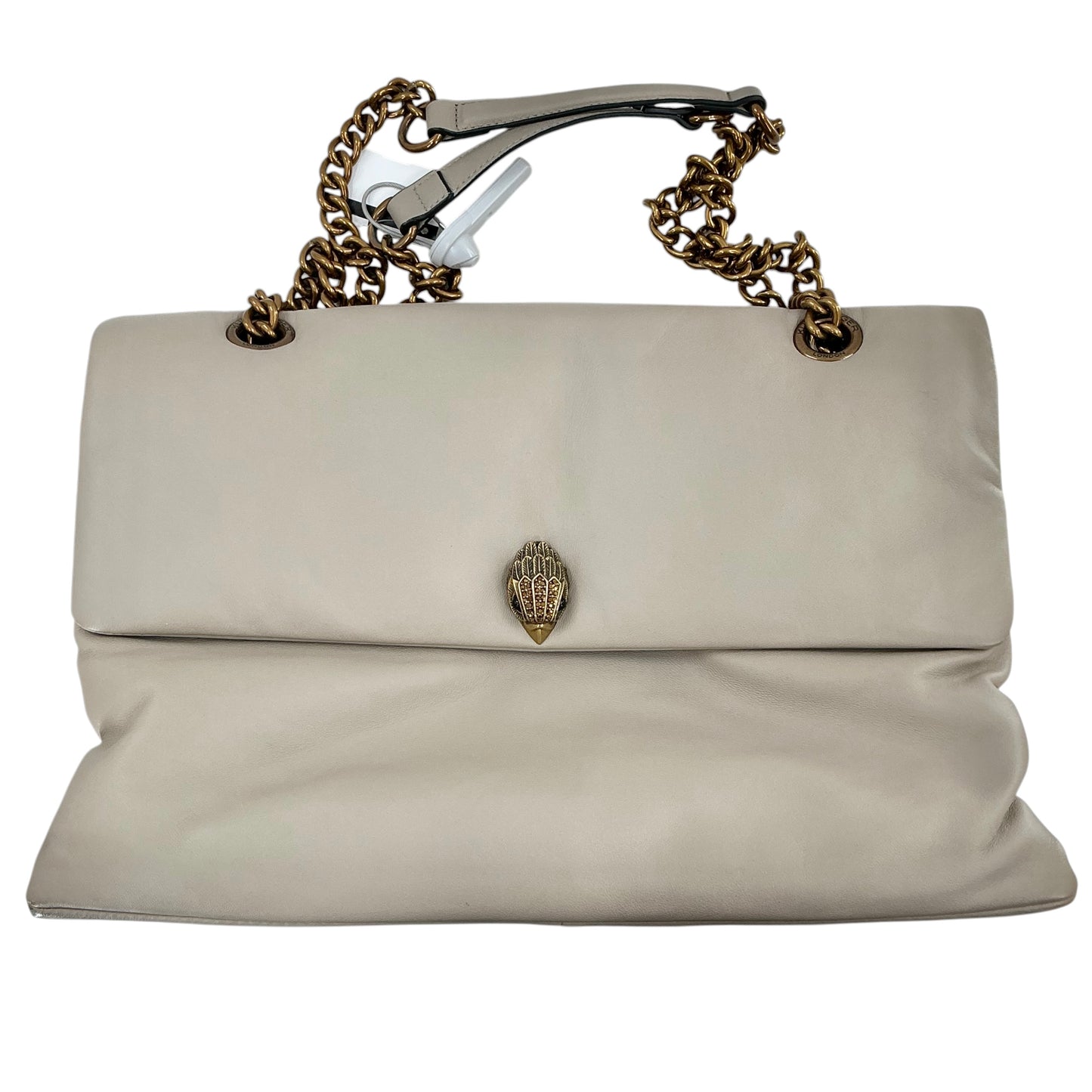 Kurt Geiger London XXL Kew Leather Shoulder Bag - Bone