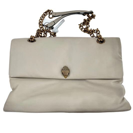 Kurt Geiger London XXL Kew Leather Shoulder Bag - Bone