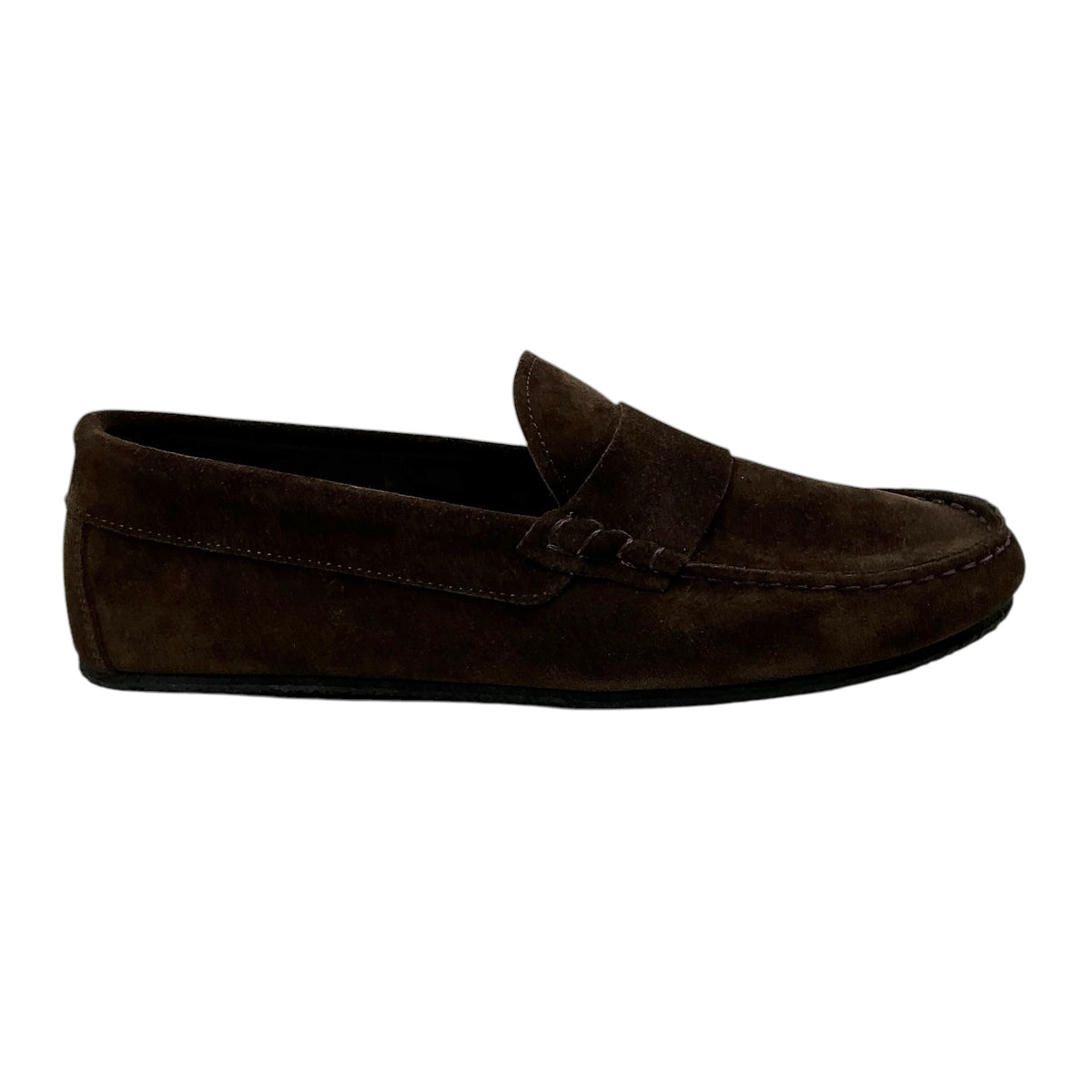James Perse Women’s Montecito Brown Suede Moccasin Loafers