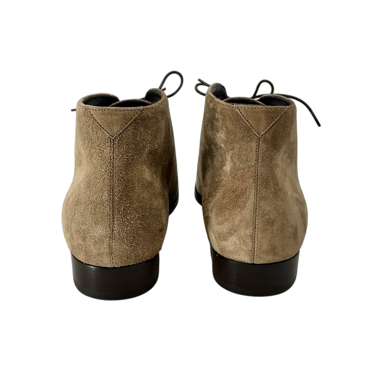 Saint Laurent Jonas Brown Suede Chukka Boots