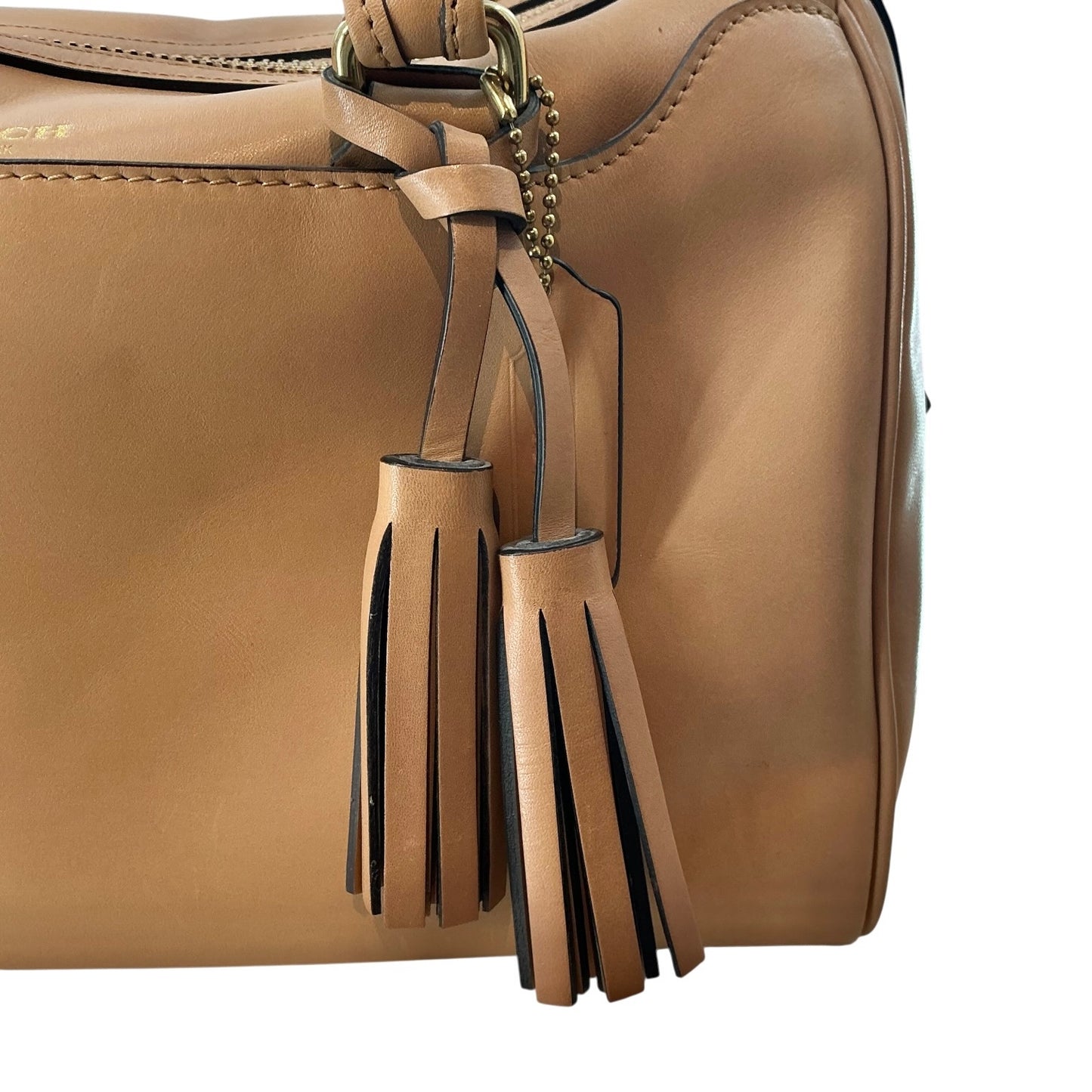 Coach Legacy Haley Satchel in Camel Leather