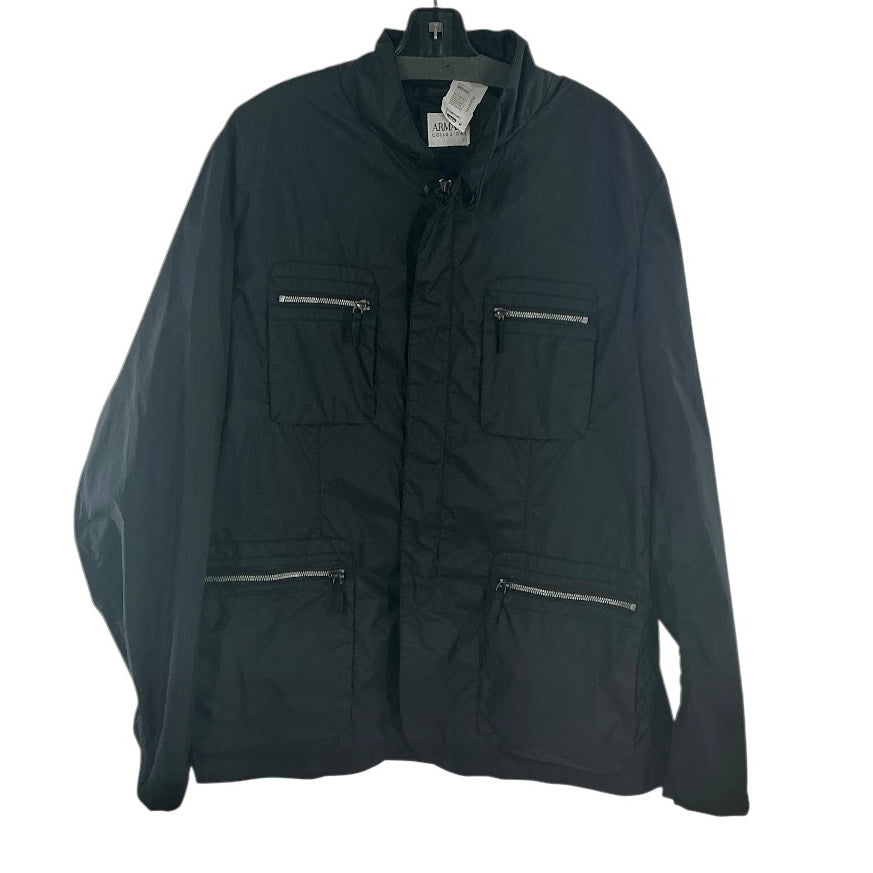Armani Collezioni Black 4-Pocket Field Jacket
