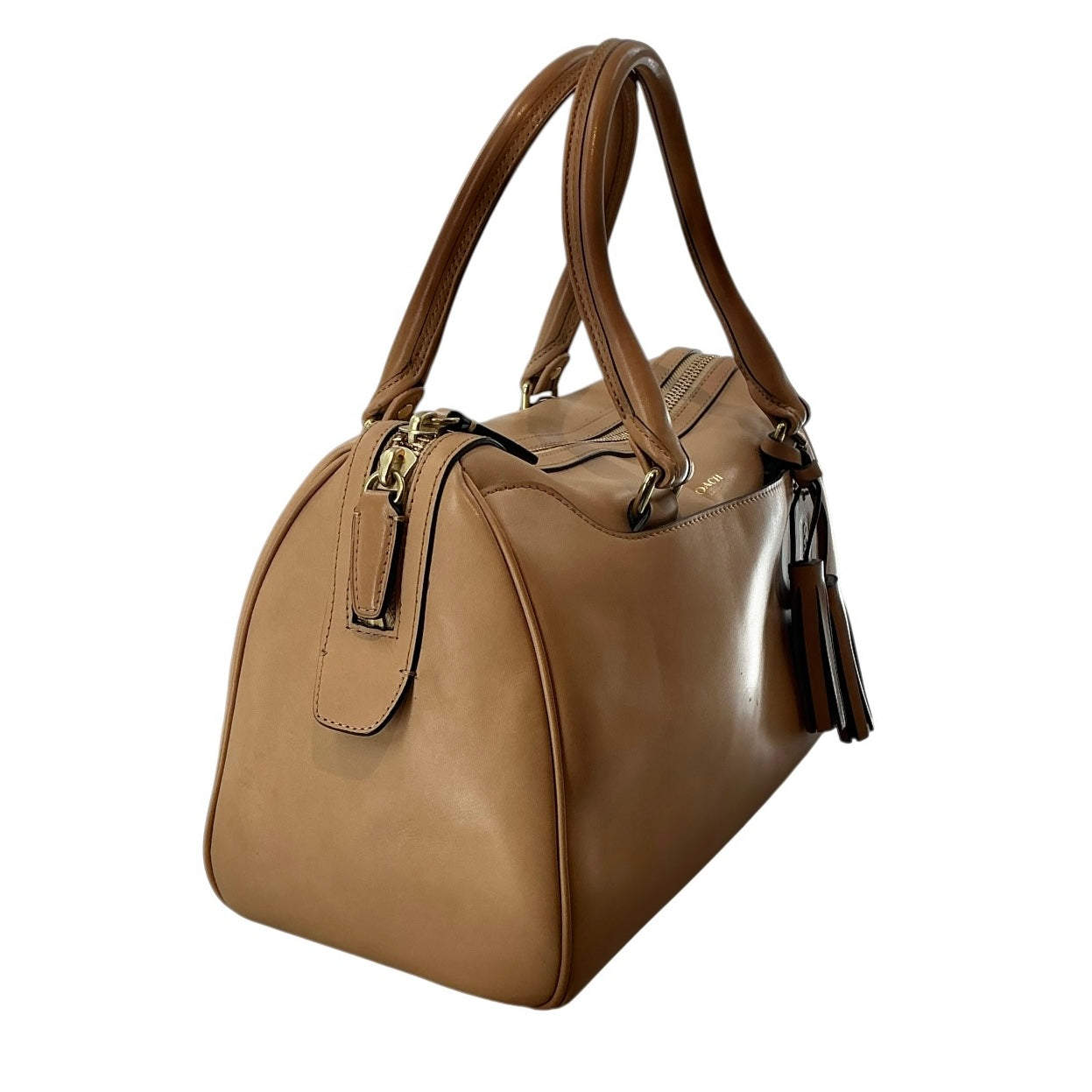 Coach Legacy Haley Satchel in Camel Leather