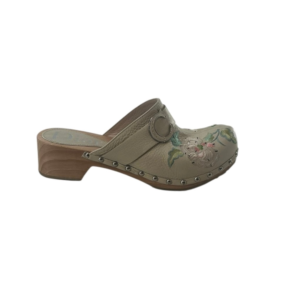 Christian Dior Embroidered Mules