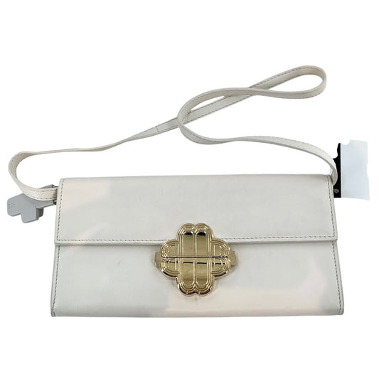 Maje Leather Bag With Clover Clasp