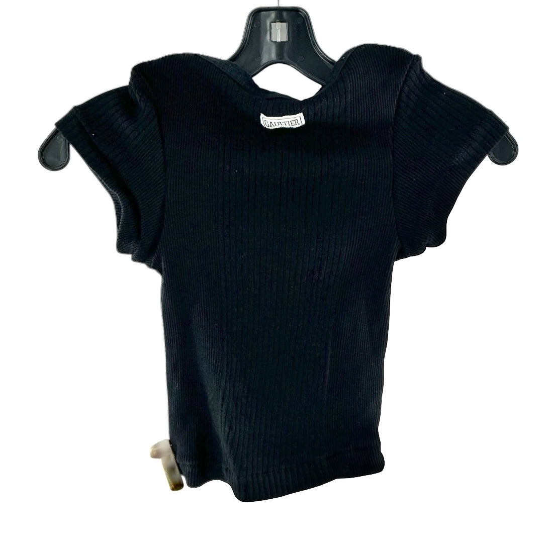 Jean Paul Gaultier Vintage Ribbed Cap Sleeve Top