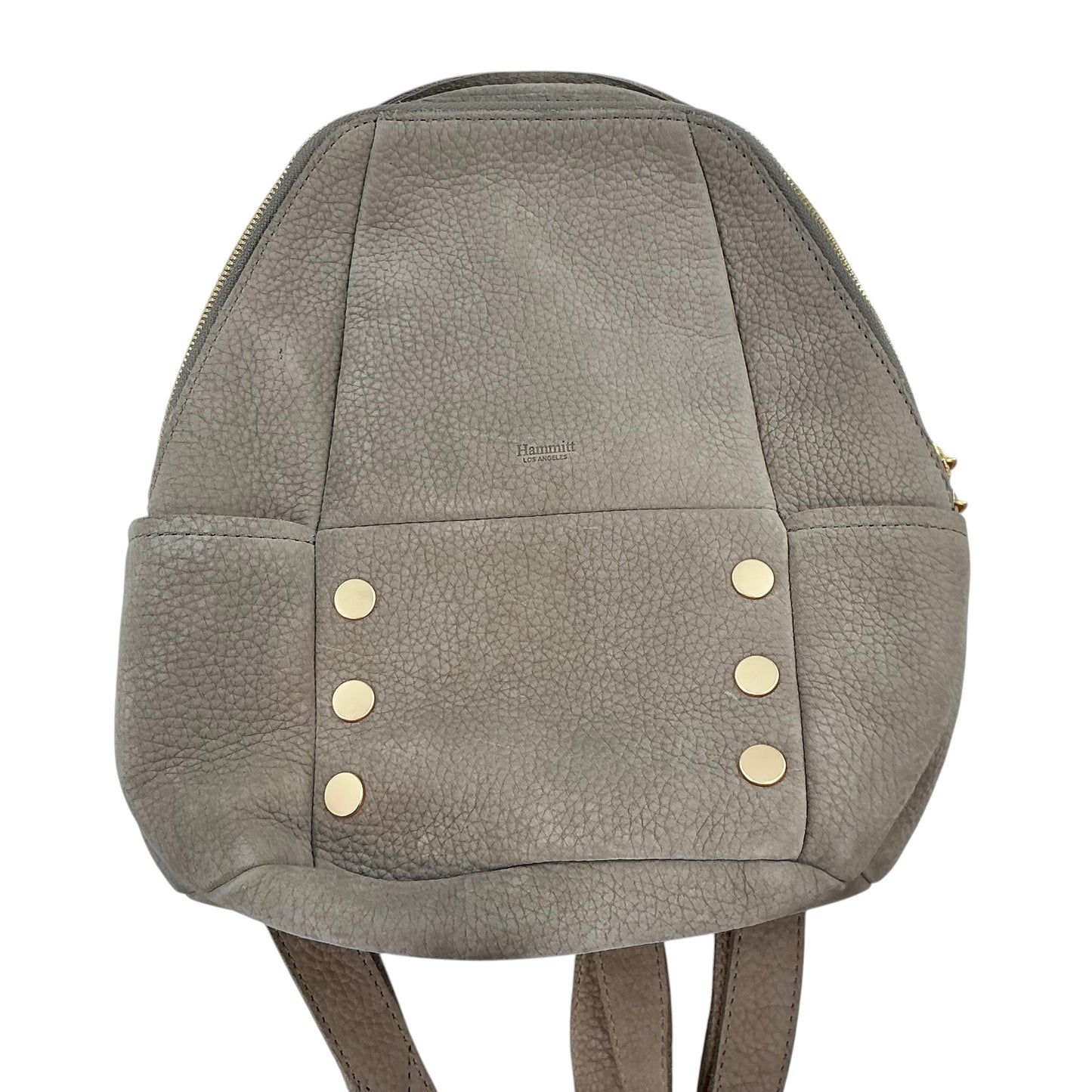Hammitt Los Angeles Hunter Medium Backpack – Grey Natural Nubuck Leather