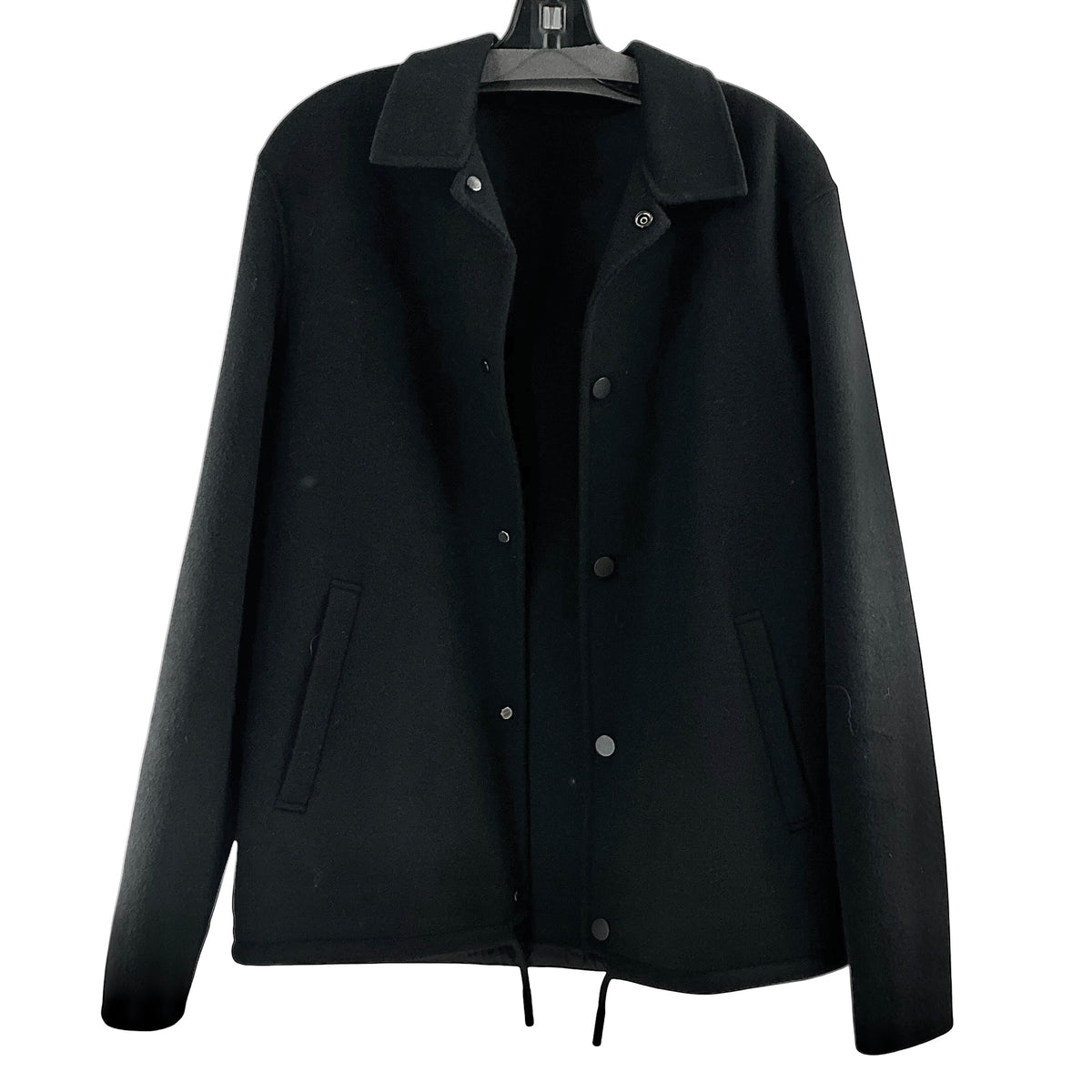 Acne Studios Black Wool Snap-Button Jacket