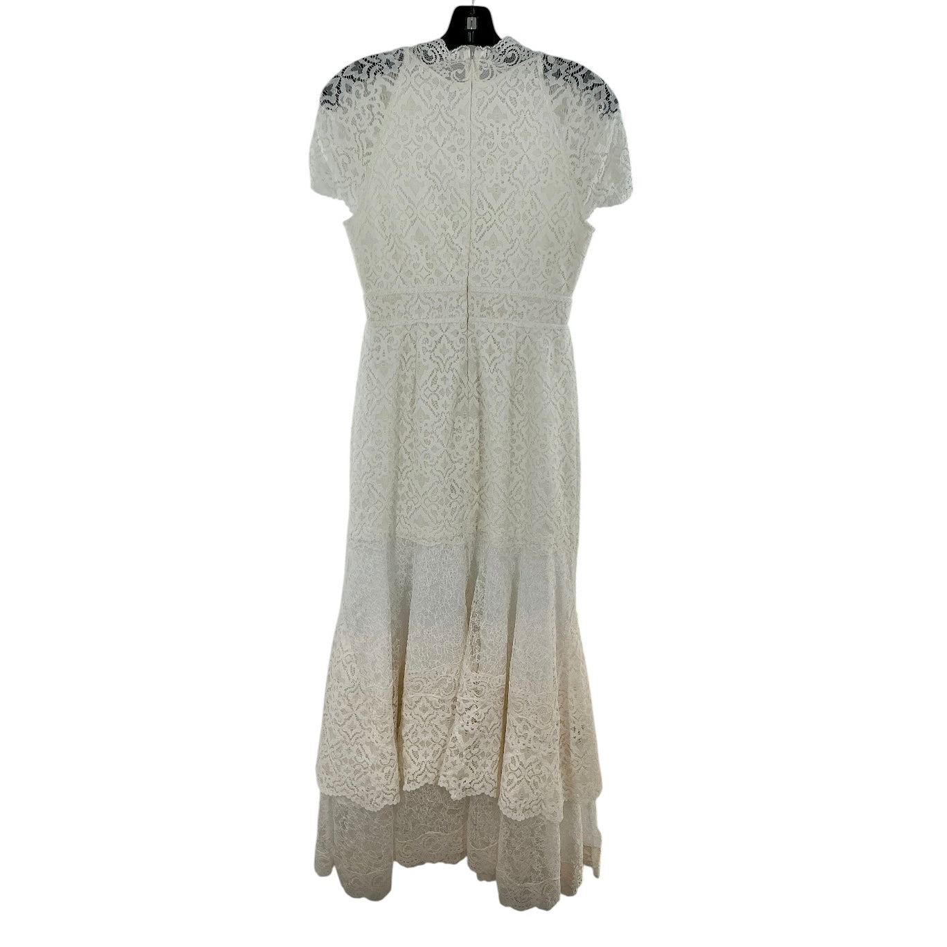 Jonathan Simkhai Multimedia Lace Tiered Midi Dress