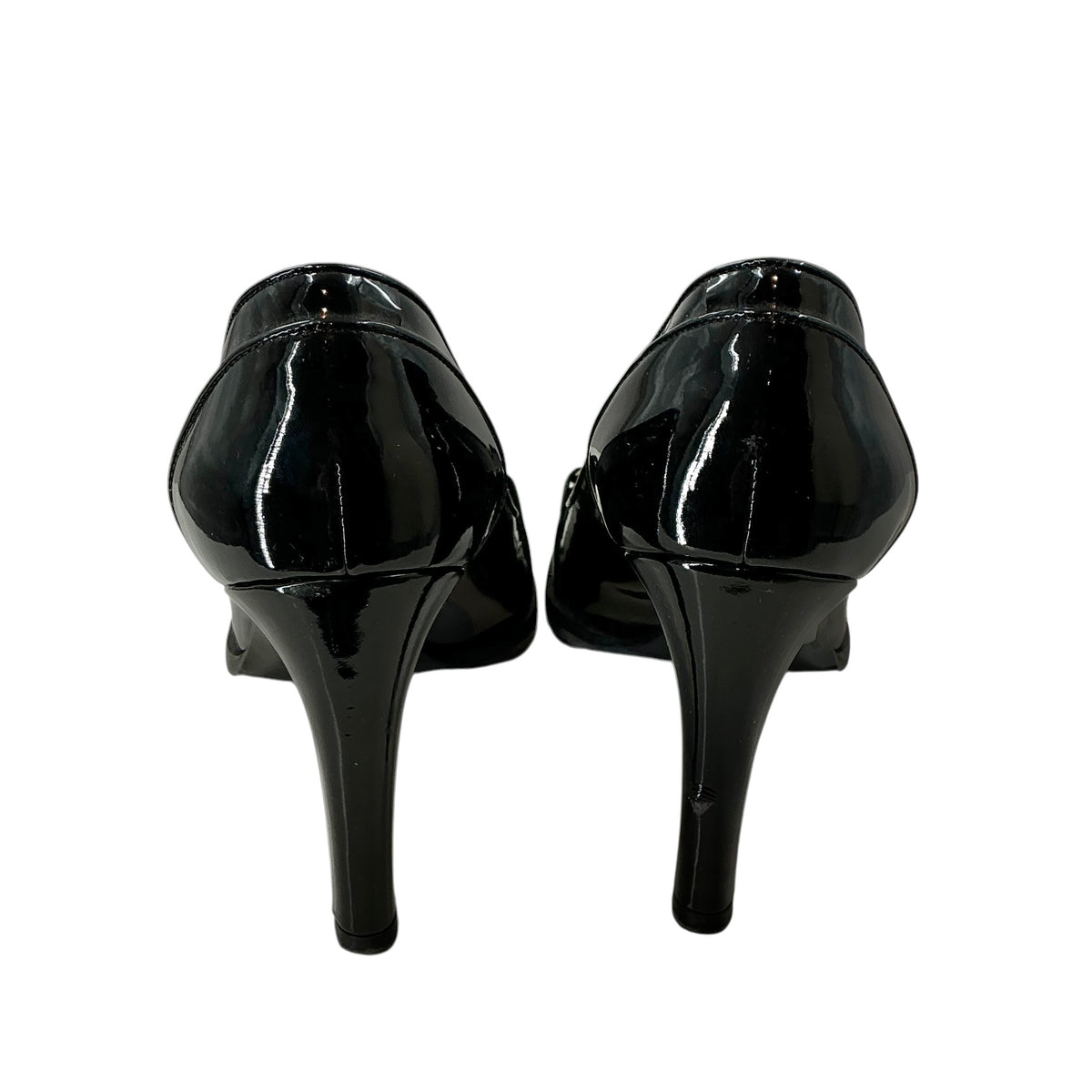 Gucci Black Patent Leather Horsebit Pumps