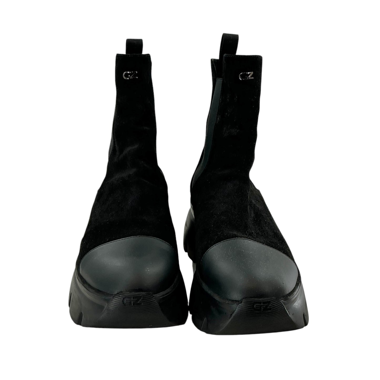 Giuseppe Zanotti Black Suede Apocalypse Chelsea Boots