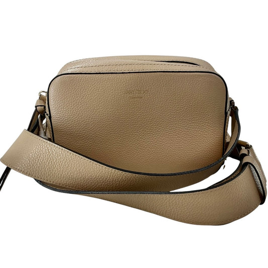 Jimmy Choo Pebbled Calfskin Small Camera Crossbody Bag