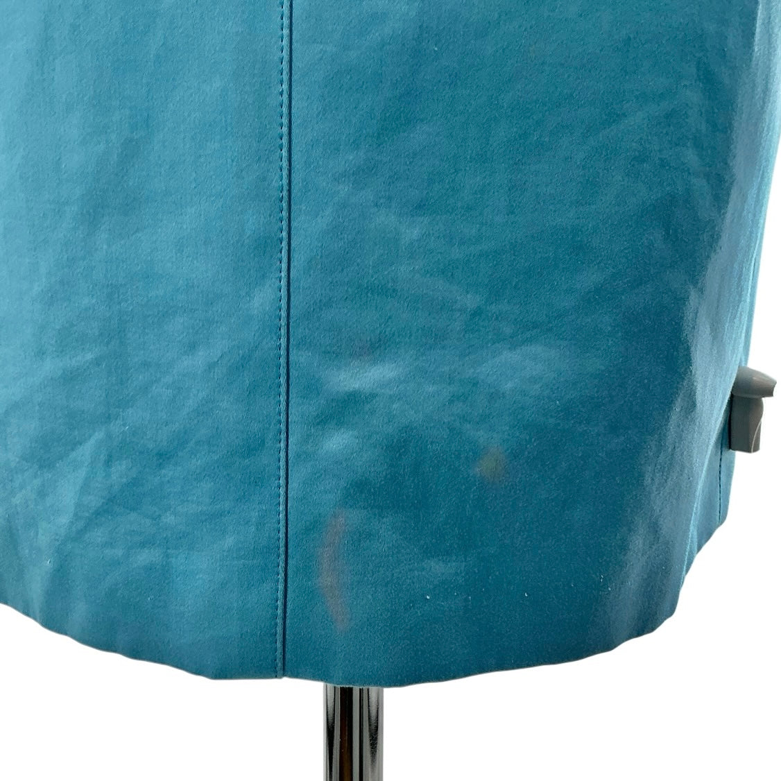 Burberry Blue Single-Breasted Trench Coat