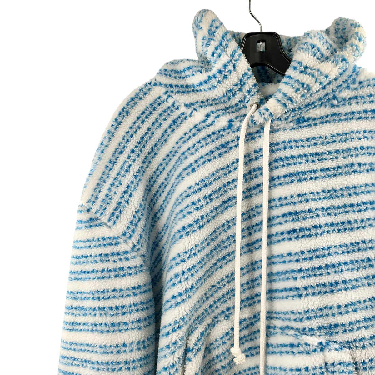 JW Anderson Striped Anchor Fleece Hoodie